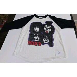 KISS End Of The Road Tour 2019 3/4 Length Jersey Size Small Gently Used